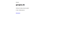 Tablet Screenshot of gorgias.de